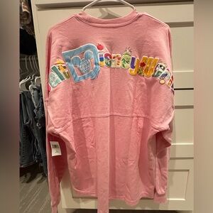 Disney Pink Princess Long Sleeve Spirit Jersey - Size M NWT